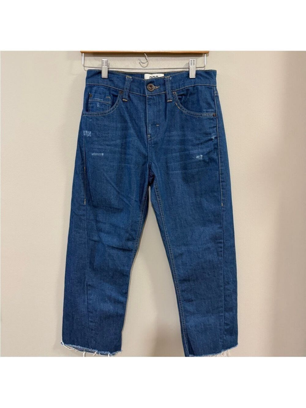 BDG Urban Outfitters Women's Blue Flare Raw Hem Jeans. Size 25